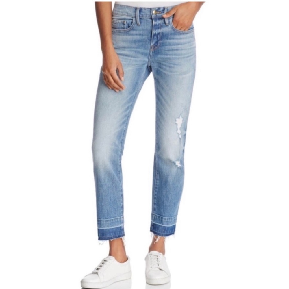 FRAME Le Boy Wide Release Hem Jeans in Klinedale Womens Sz 27
